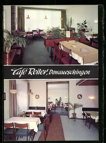 AK Donaueschingen, Café-Konditorei Reiter