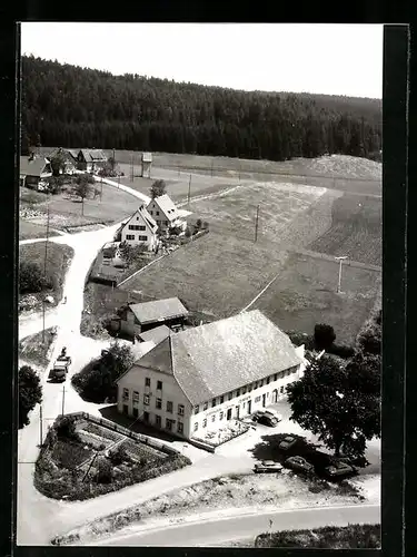 AK Peterzell, Ortspartie aus der Vogelschau