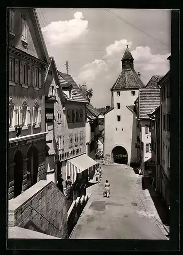 AK Hechingen /Hohenzollern, Partie am unteren Turm