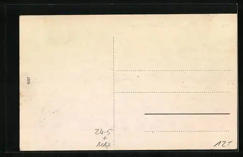 AK Skopie, Wilhelmplatz, Hochwasser im Mai 1916