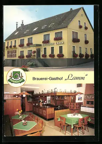 AK Gruibingen, Brauerei-Gasthof Lamm Familie Hilsenbeck
