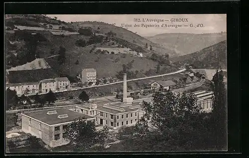 AK Giroux, Usine des Papeteries d`Auvergne