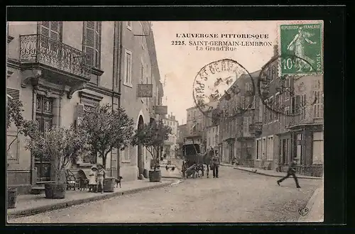 AK Saint-Germain-Lembron, La Grand`Rue