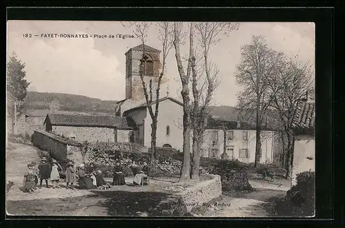 AK Fayet-Ronnayes, Place de l`Eglise