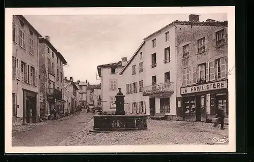 AK St-Germain-L`Herm, Place du Marché