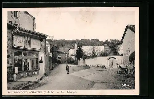 AK Saint-Bonnet-le-Chastel, Rue Principale