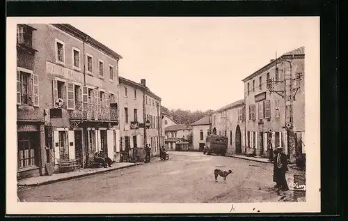 AK St-Germain-L`Herm, Arrivée par la route d`Arlac