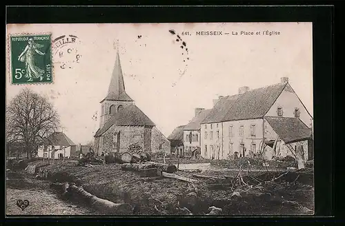 AK Meisseix, La Place et l`Eglise