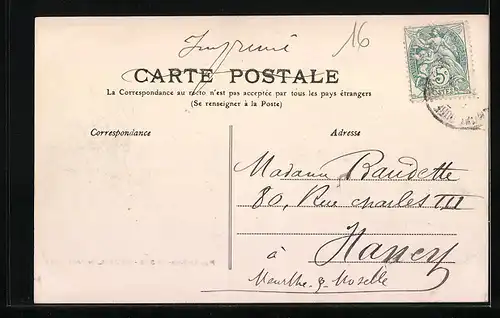 AK Orcival, La Procession avant l`Eglise