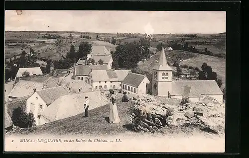 AK Murat-le-Quaire, vu des Ruines du Chateau