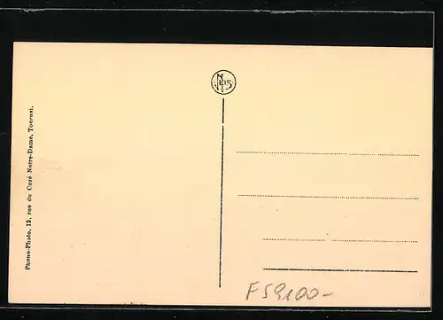 AK Roubaix, Panorama, Rue de la Gare, Strassenbahn