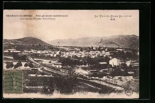 AK Brassac-les-Mines, Vue générale méridionale