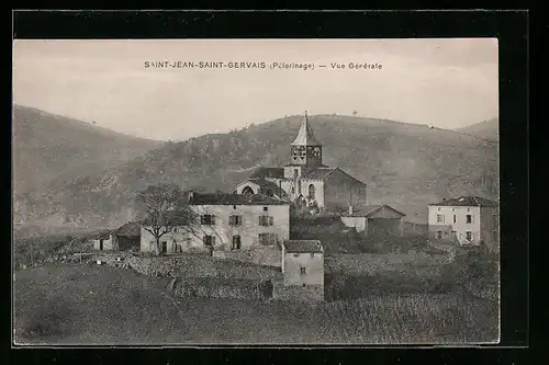 AK Saint-Jean-Saint-Gervais, Vue Générale