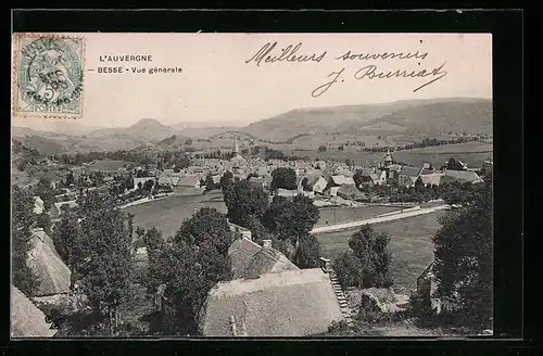 AK Besse, L`Auvergne, Vue générale
