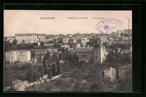 AK Ardes-sur-Couze, Auvergne, Ville Basse