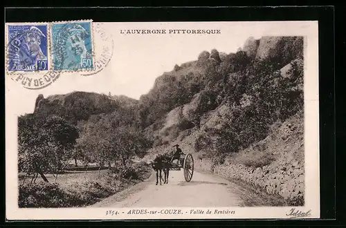 AK Ardes-sur-Couze, L`Auvergne Pittoresque, Vallée de Rentières