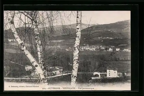 AK Vertolaye, Auvergne, Vue panoramique