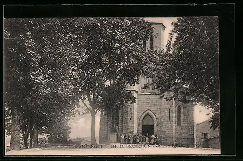 AK Le Brugeron, L`Auvergne, Vue de l`Eglise