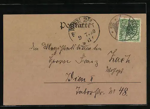 AK Berlin, Blick auf das Opernhaus