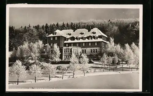 AK Traifelberg, das Albhotel Traifelberg im Winter