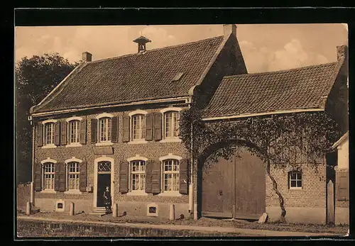 AK Grambusch, Blick auf einen Gasthof