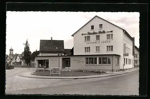 AK Süssen, Partie am Gasthof z. Löwen