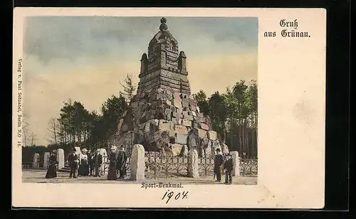 AK Grünau, Sport-Denkmal