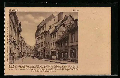 AK Berlin, Partie in der Petristrasse