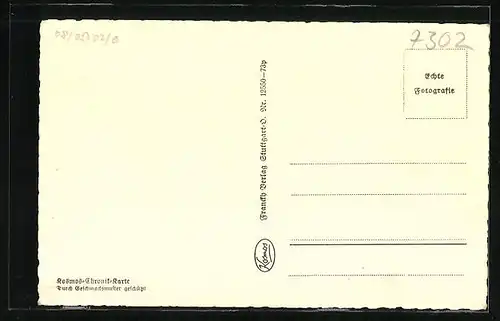 AK Nellingen a. d. F., Blick auf das Dorf