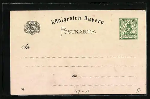 Lithographie Nürnberg, XII. Deutsches Bundesschiessen 1897, Schütze mit Muskete, Ganzsache