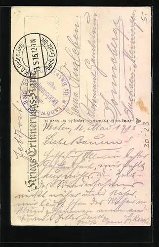 Künstler-AK Turkoffizier Araber, Kriegsgefangene