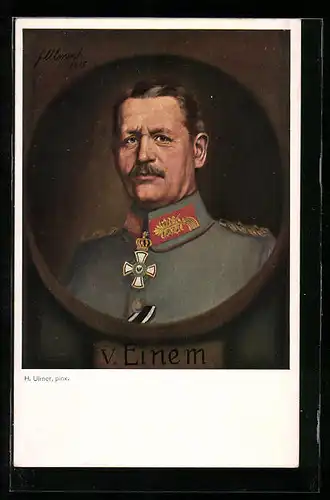 AK Heerführer von Einem, Uniform-Portrait