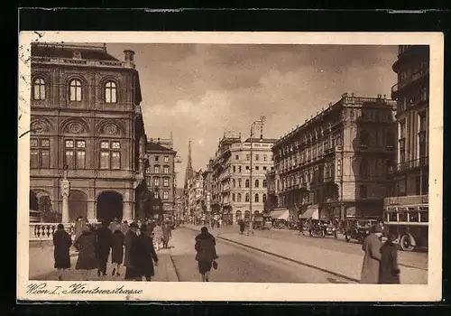 AK Wien, Partie in der Kärntnerstrasse