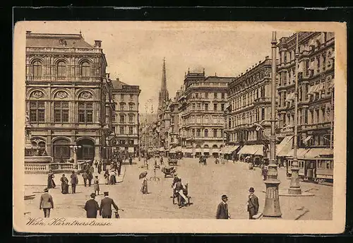 AK Wien, Partie in der Kärntnerstrasse