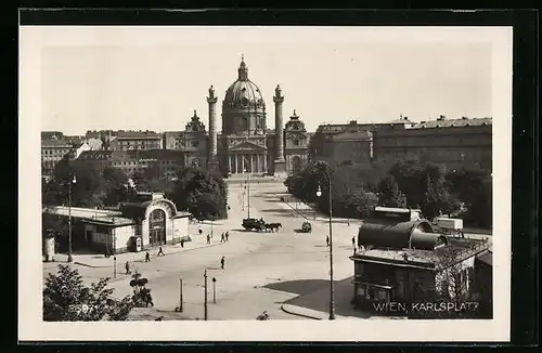 AK Wien, Partie am Karlsplatz