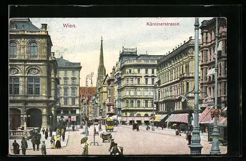 AK Wien, Blick in die Kärntnerstrasse