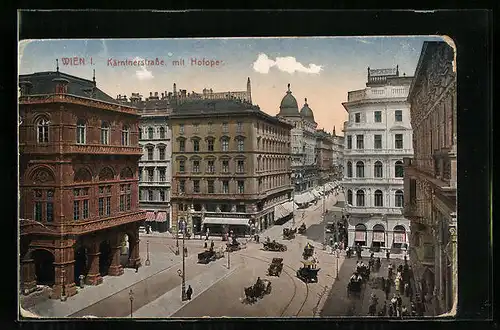 AK Wien, Kärntnerstrasse mit Hofoper