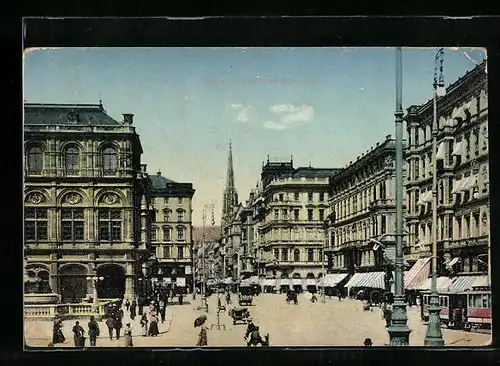 AK Wien, Blick in die Kärntnerstrasse