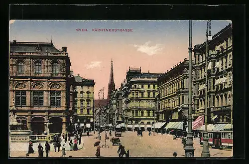 AK Wien, Blick in die Kärntnerstrasse