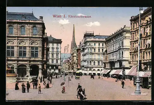 AK Wien, Blick in die Kärntnerstrasse