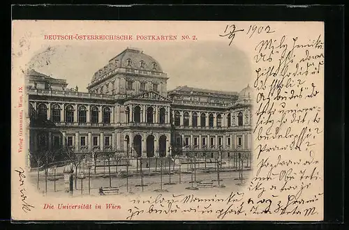 AK Wien, Blick auf Universität