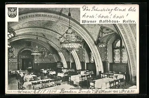 AK Wien, Wiener Rathaus-Keller, Gewölbekeller