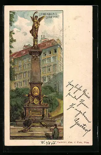 Lithographie Wien, Liebenberg-Denkmal