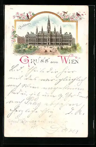 Lithographie Wien, Rathaus