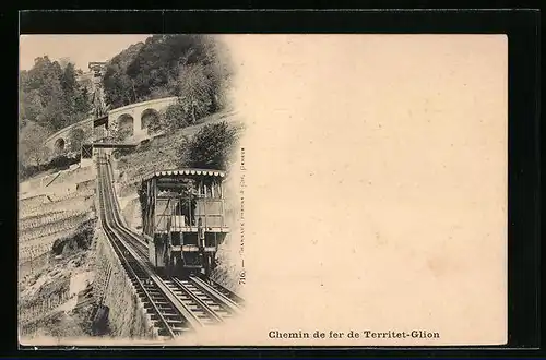 AK Territert-Glion, Chemin de fer, Bergbahn