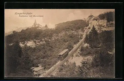 AK Mariabrunn, Hungerburgbahn an der Endstation