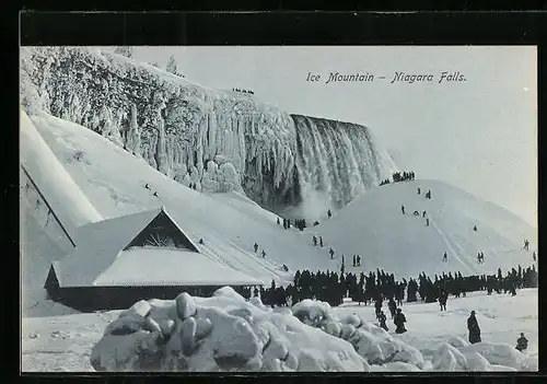 AK Niagara Falls with Ice Mountain, Wasserfall
