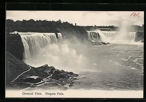 AK Niagara Falls, General View, Wasserfall