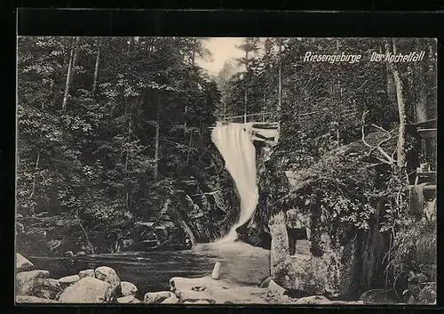 AK Der Kochelfall im Riesengebirge