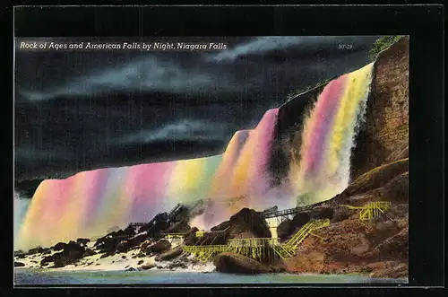 AK Rock of Ages and Niagara Falls by Night, Wasserfall
